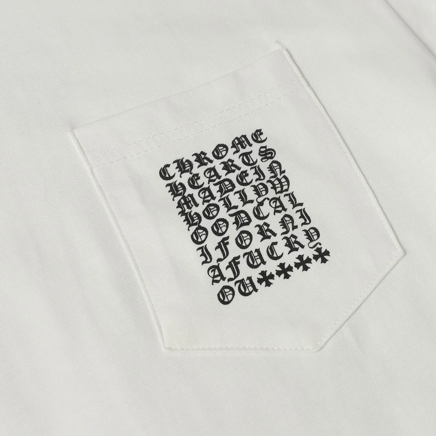 🅿️170 Chrome hearte/Chrome heart ch 25ss early spring new Sanskrit printed short-sleeved T-shirt. A must-have item for daily commuting for men and women in light luxury. The correct version is welcome to compare. Detailed features: ·280 grams of 100% pure cotton double yarn jersey fabric. ·Custom-dyed in the same vat with special thickened 32 counts of double-strand 1x1 thread. ·Double-needle cross-stitch technology. ·Original main mark washed hangtag. Color: black white. Size: XS-L